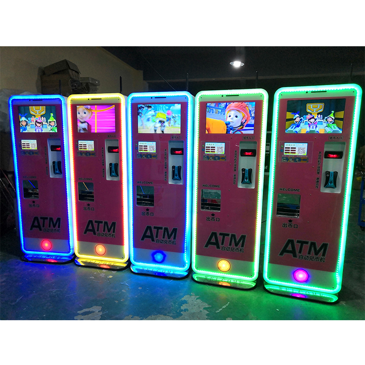 Mini game center vending exchange coin arcade machine