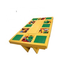 Imported Acrylic Educational Study Building Blocks Desk Kids Toy